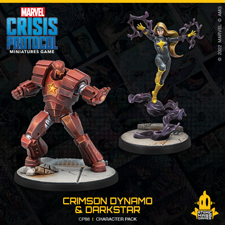 Marvel Crisis Protocol : Crimson Dynamo and Darkstar Character Pack